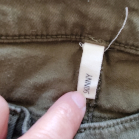 Rag & Bone Jeans Skinny Low Rise Jeans olive green stretch comfortable size 25 - Picture 8 of 9